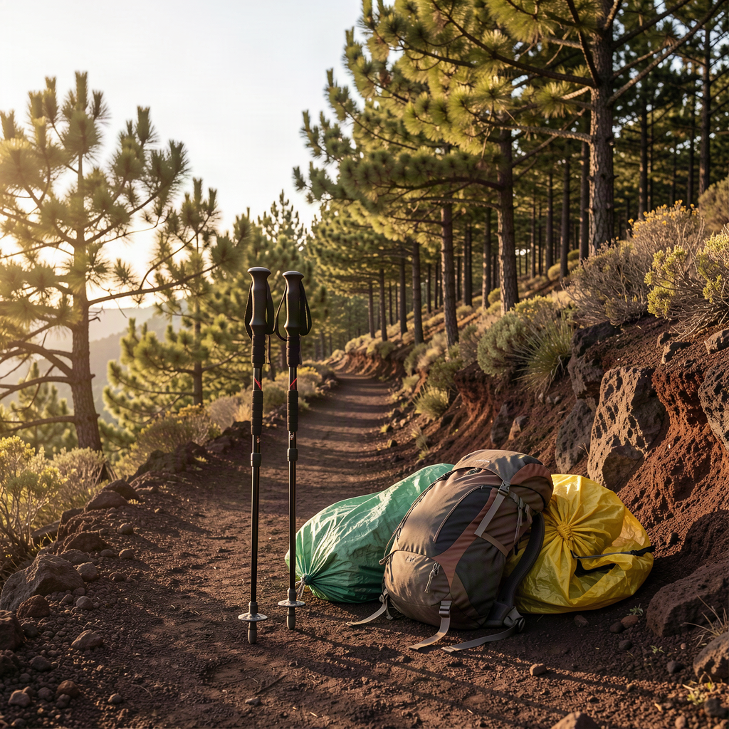Day hiking equipment kit